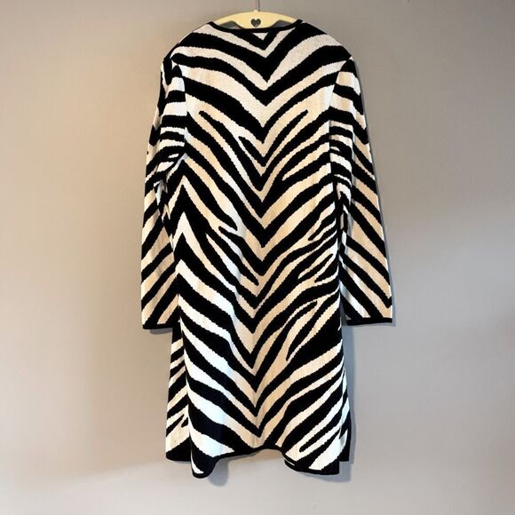 Vince Camuto Zebra Print Cardigan || SZ XS - Picture 5 of 5